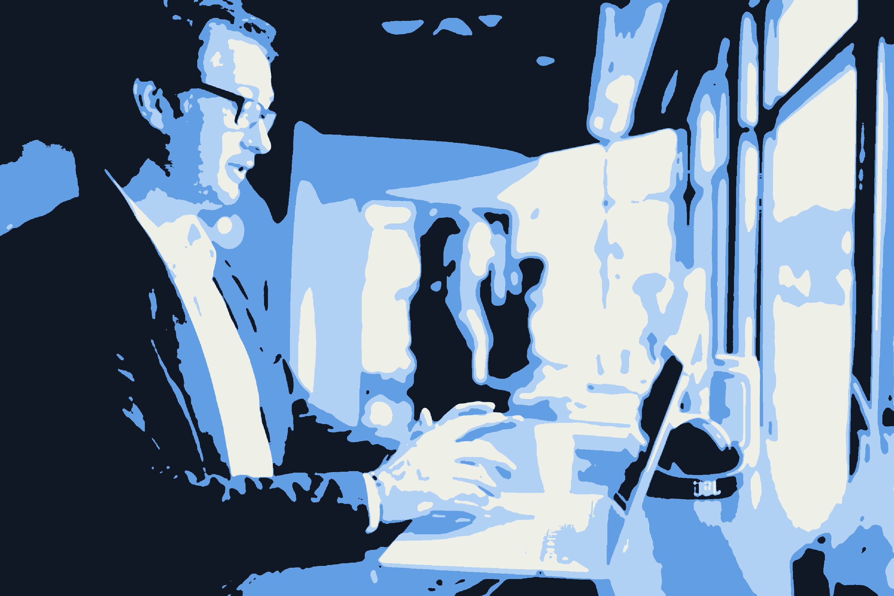 Doctor at computer